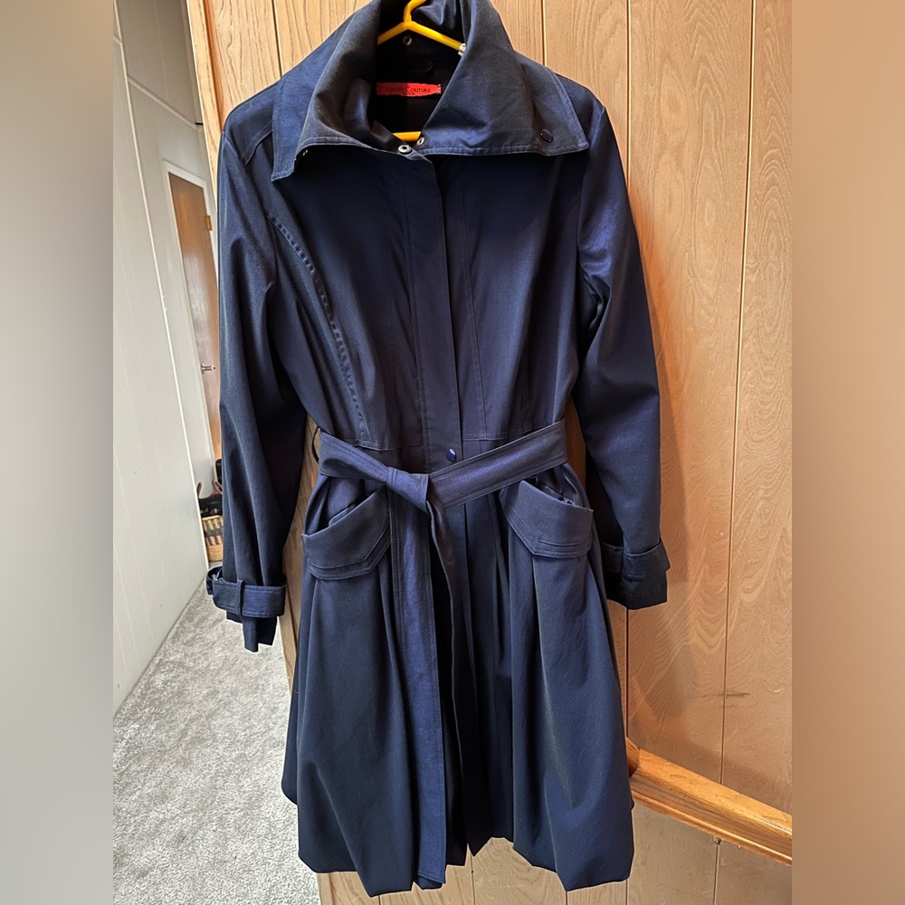 Dark blue designer coat